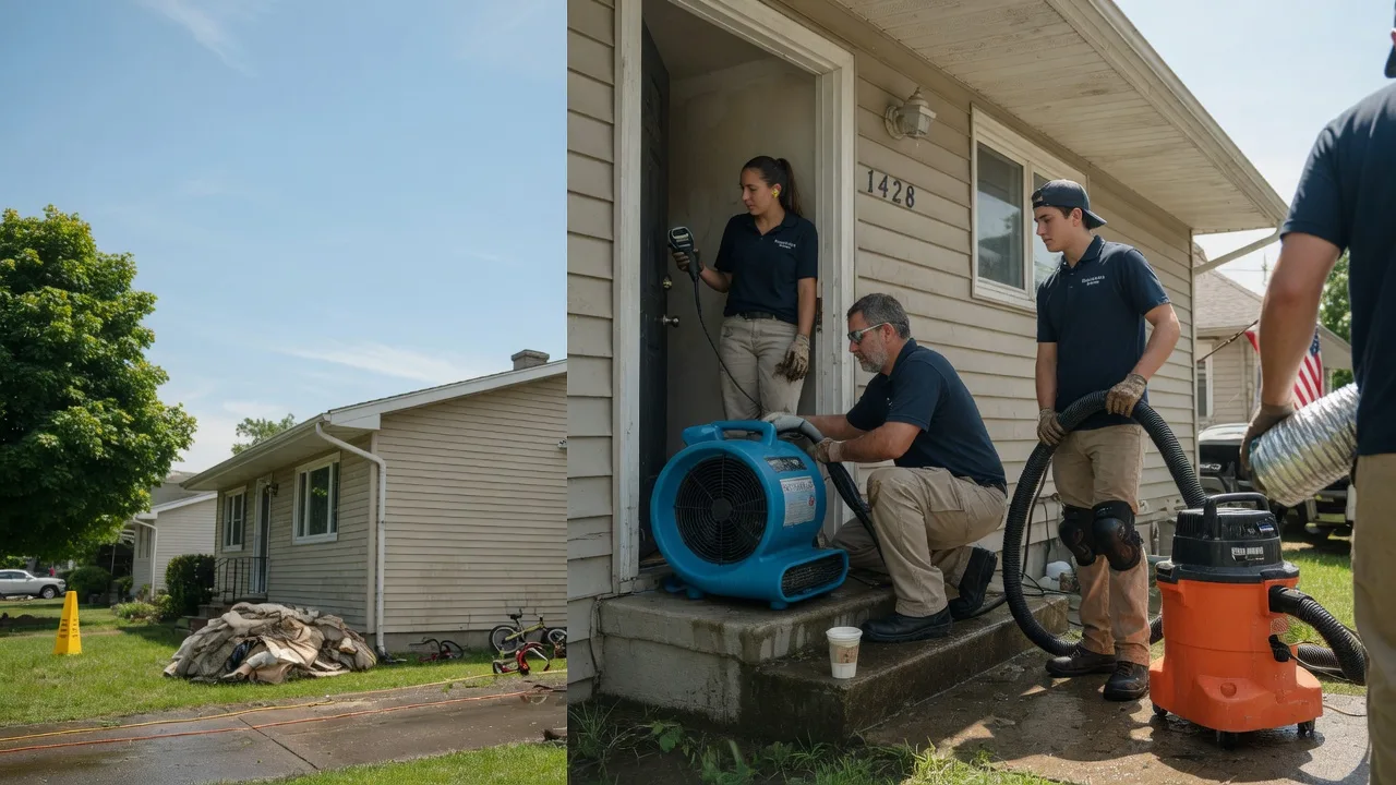 Water Damage Restoration in Bridgeport, OH near me